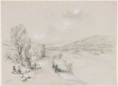 Ridley Hall, Bardon Mill by John Wilson Carmichael