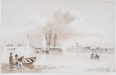 Sunderland Harbour Looking Out by John Wilson Carmichael