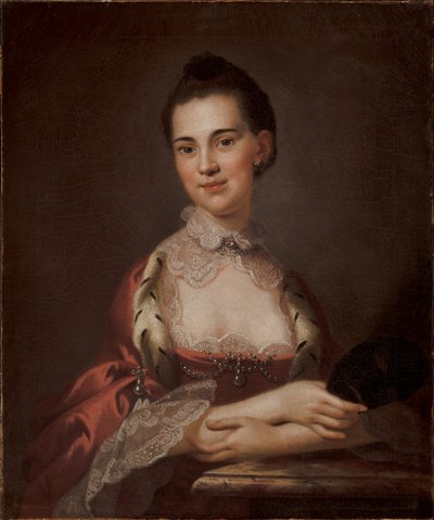 Portrait of Anne Gibbes, Mrs Edward Thomas by John Wollaston
