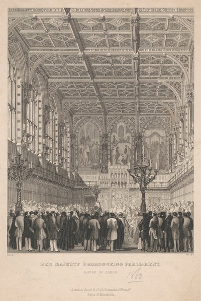 Her Majesty Proroguing Parliament - House of Lords by John Woods