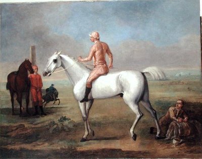 Arab Stallion with Jockey Up by John Wootton