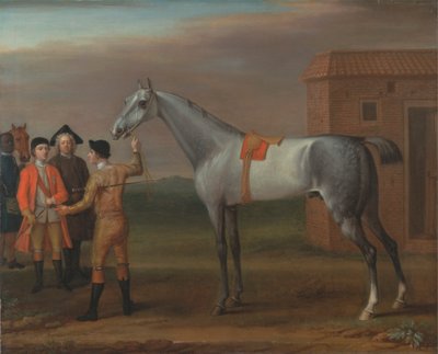 Lamprey, with His Owner Sir William Morgan, at Newmarket by John Wootton
