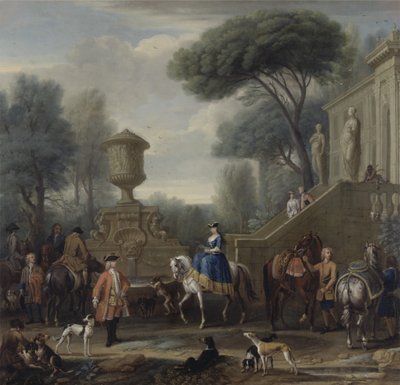 Preparing for the Hunt by John Wootton
