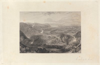 Crook of the Lune, Looking towards Hornby Castle by John Wykeham Archer