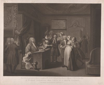 A Woman Swearing her Child to a Grave Citizen by John Young