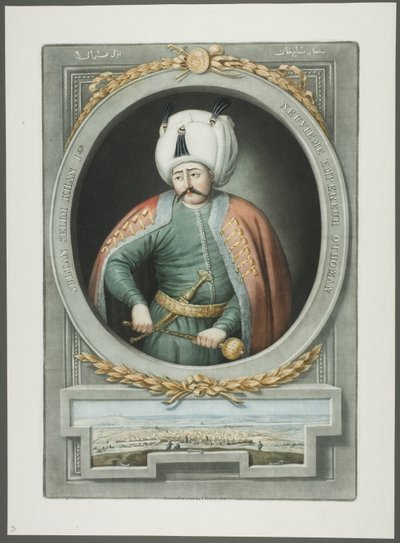 Selim Kahn I, from Portraits of the Emperors of Turkey by John Young