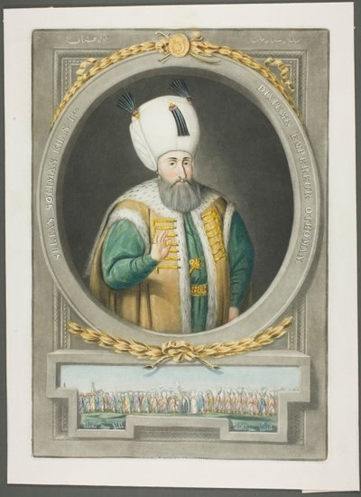Soliman Khan I, from Portraits of the Emperors of Turkey by John Young