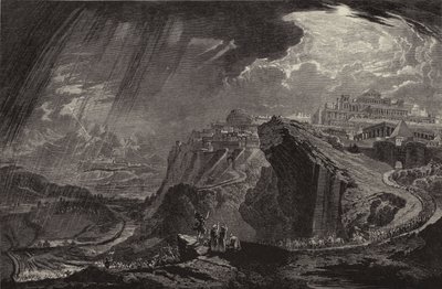 Joshua Commanding the Sun to Stand Still by John after Martin