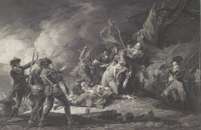 The Death of General Montgomery, In the Attack of Quebec, December 1775, 1798 by John after Trumbull