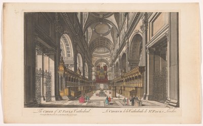View of the choir of Saint Paul