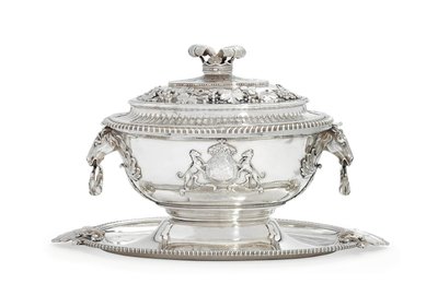 George III Soup Tureen, Cover, Stand and Liner by John and Wakelin Edward (c.1716–84) Parker