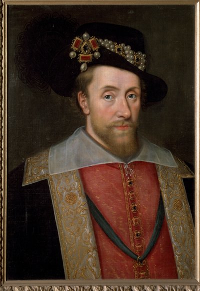 Portrait of James I, King of England and Ireland (James VI, King of Scotland) by John de (circle of) Critz
