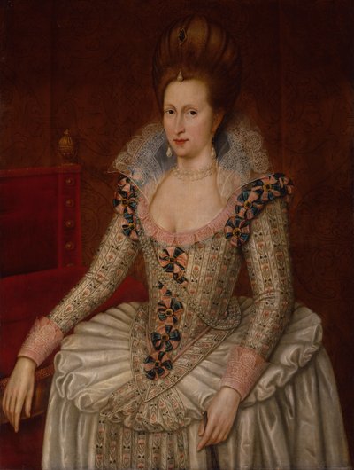 Queen Anne of Denmark, c.1605 by John de the Elder (attr. to) Critz