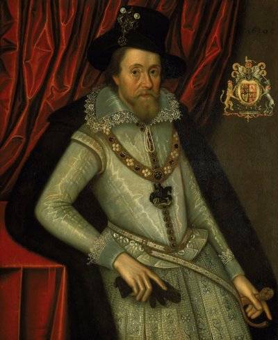 James I (1566-1625), c.1610 by John de the Elder Critz