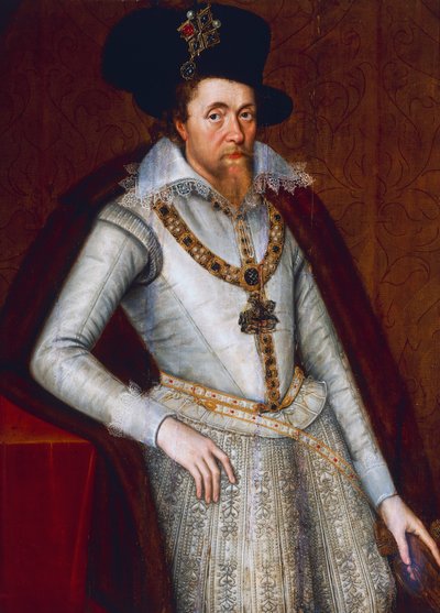 Portrait of James Stuart by John de the Elder Critz