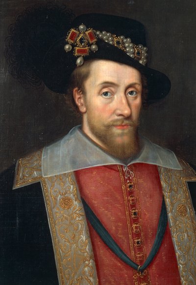 Portrait of James Stuart by John de the Elder Critz