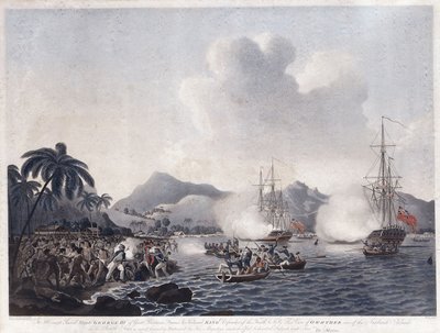 A View of Owhyhee in the Sandwich Island in the South Seas by John the Younger Cleveley