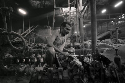 Jute Factory, Kolkata, India, 2017 by Jon Nicholson