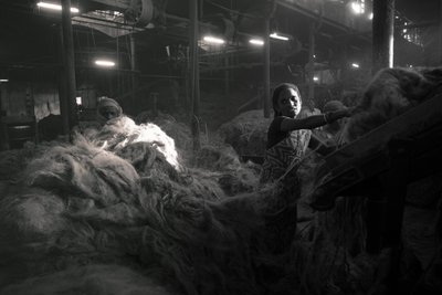Jute Factory, Kolkata, India, 2017 by Jon Nicholson