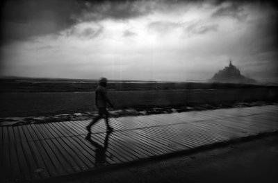 On Route to Mont St Michel, 2022 by Jon Nicholson