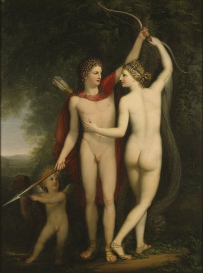 Venus, Adonis and Cupid by Jonas Akerstrom