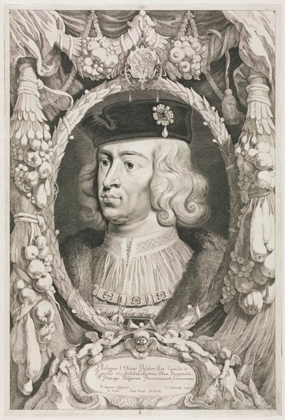 The Dukes of Burgundy: No. 8. Portrait of Philippe I (the Handsome) of Castile by Jonas Suyderhoef