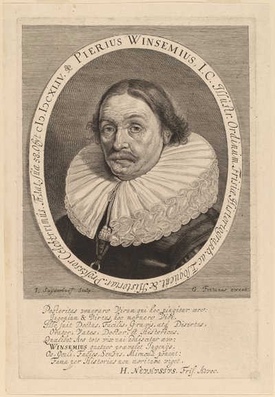 Petrus Winsemius by Jonas Suyderhoff