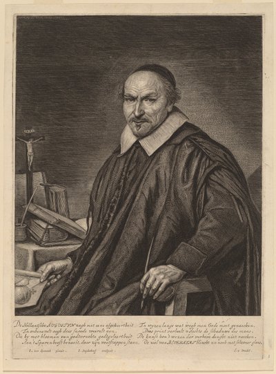 Augustyn Bloemaert by Jonas Suyderhoff after Johannes Cornelisz Verspronck
