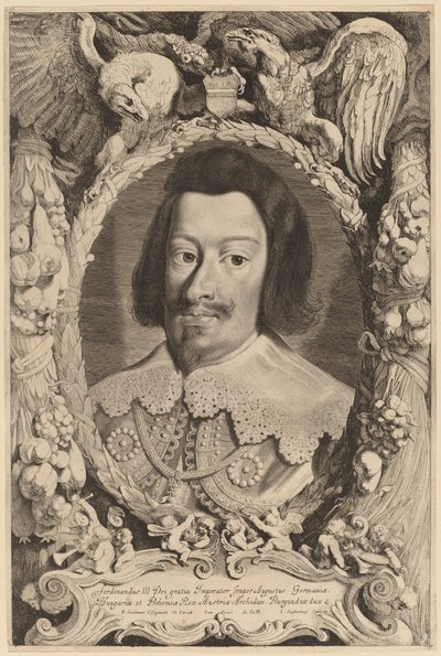 Emperor Ferdinand III by Jonas Suyderhoff after Pieter Claesz Soutman