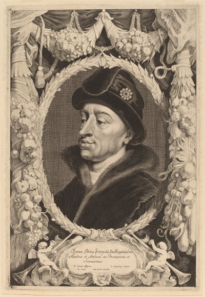 John the Fearless, Duke of Burgundy by Jonas Suyderhoff after Pieter Claesz Soutman