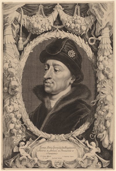 John the Fearless, Duke of Burgundy by Jonas Suyderhoff after Pieter Claesz Soutman