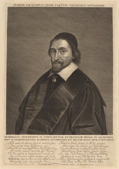 Frederick Spanheim by Jonas Suyderhoff after Pieter Dubordieu