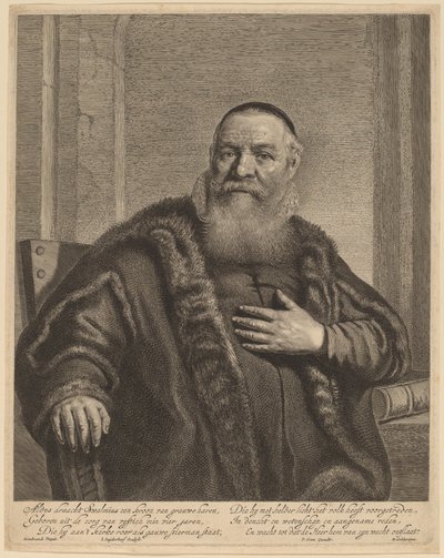 Eleazer Swalmius by Jonas Suyderhoff after Rembrandt van Rijn