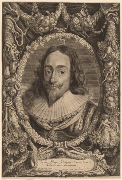 Charles I, King of England by Jonas Suyderhoff after Sir Anthony van Dyck