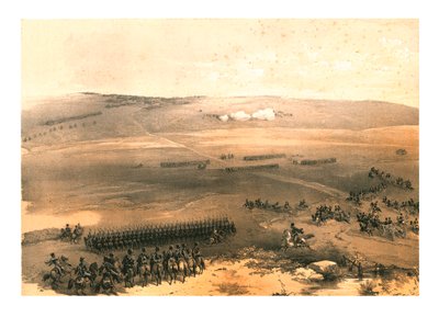 The Cavalry Affair of the Heights of Bulganak - the First Gun, 1854, 1855 by Jonathan Needham