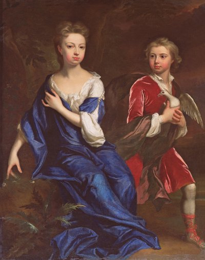 Lady Catherine and the Honourable Robert Herbert by Jonathan Richardson