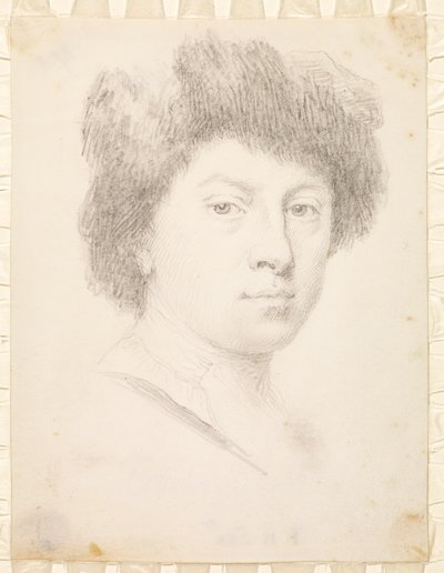 Self-portrait at the age of thirty, 1735 by Jonathan Richardson