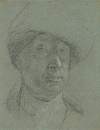 Self-Portrait Wearing a Cloth Hat by Jonathan Richardson the Elder