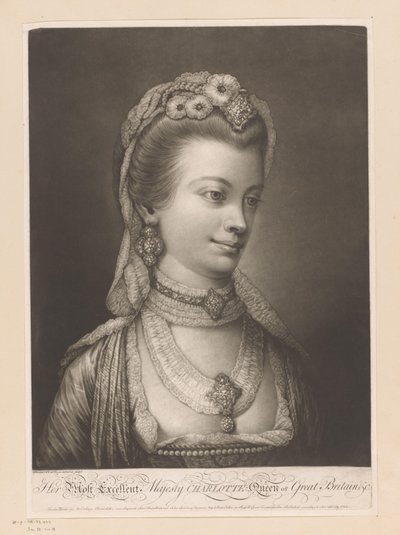Portrait of Charlotte of Mecklenburg by Jonathan Spilsbury