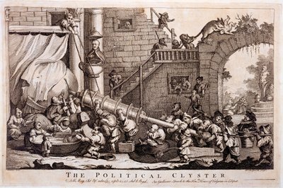 The Political Clyster, Print Made by William Hogarth, 1757 by Jonathan Swift
