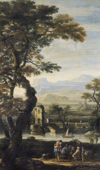 Shepherds on the Bank of the River by Joos or Josse de Momper