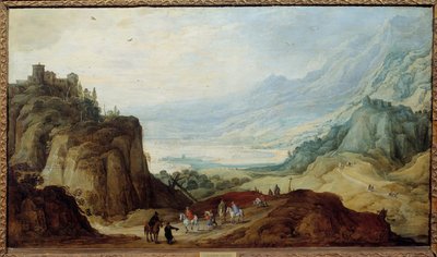 Landscape of the Alps by Joos or Josse de The Younger Momper