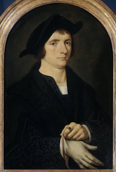 Portrait of Joris Vezeleer by Joos van Cleve (copy after)