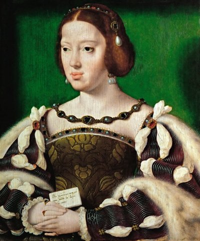 Portrait of Queen Eleanor of Austria by Joos van Cleve