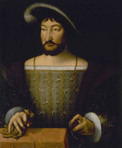 Portrait of Francis I, King of France, c.1535 by Joos van Cleve