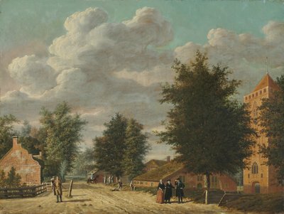 View of the Village of Eemnes by Jordanus Hoorn