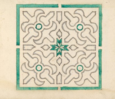 Album containing 75 Drawings for Garden Trellises & Parterres, ca. 1610-40 by Jorg Rurfinger