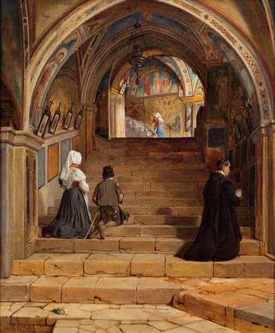La Scala Santa at the Monastery San Benedetto near Subiaco by Jorgen Roed