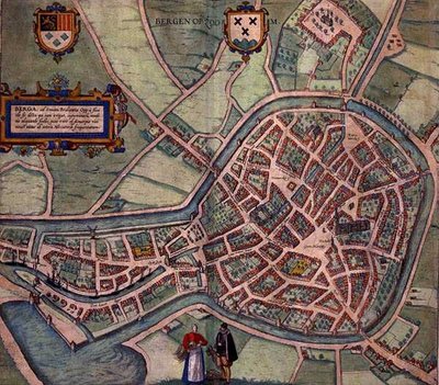 Map of Bergen op Zoom, from 
