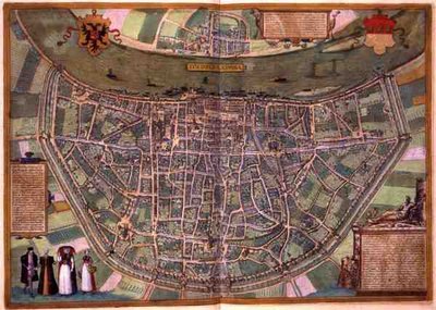 Map of Duisburg (from 
